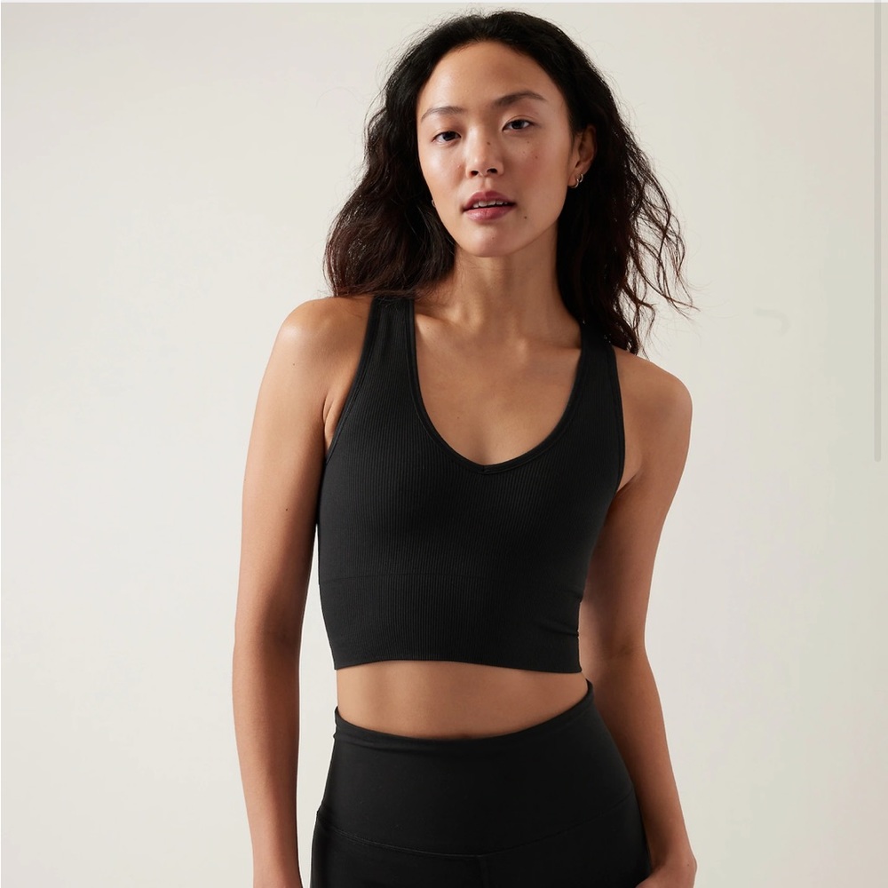 Athletes Aurora Seamless Crop Rib Tank